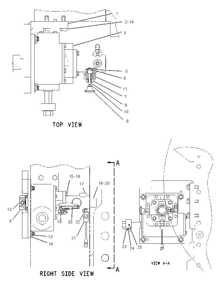 BARRING & MOUNTING GP 1449549 CAT