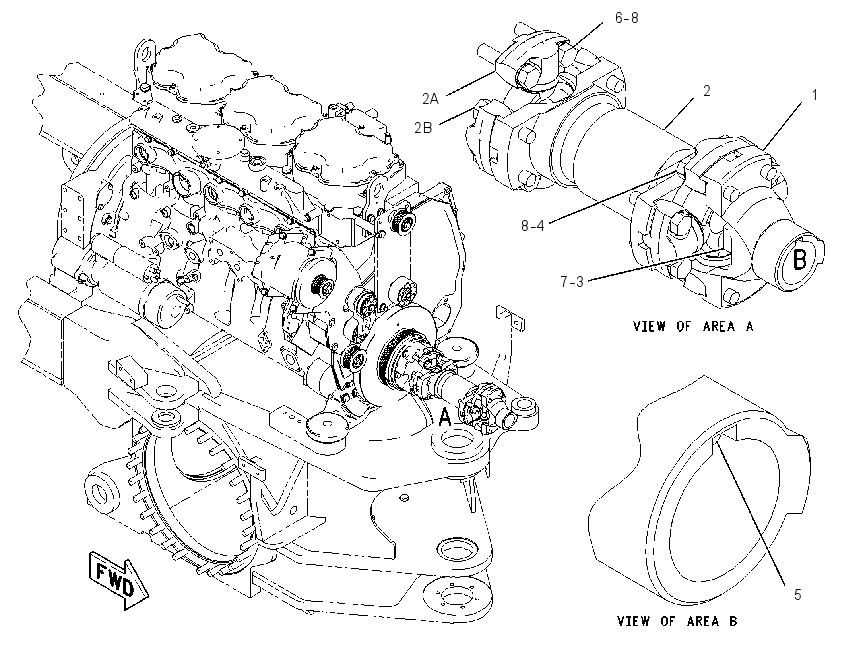 SHAFT GP-PUMP DRIVE 1803491 CAT