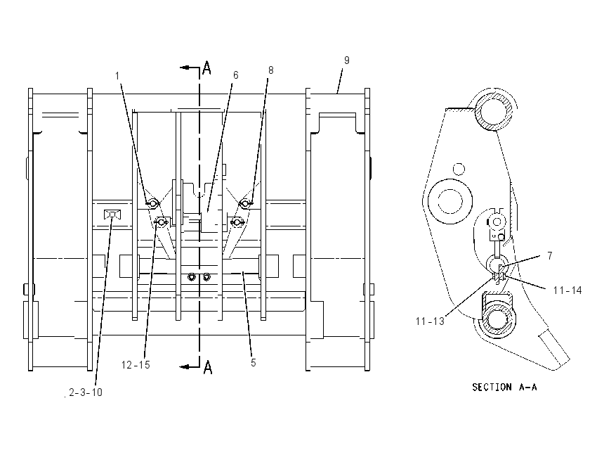 FRAME GP-QUICK COUPLER 2034268 CAT