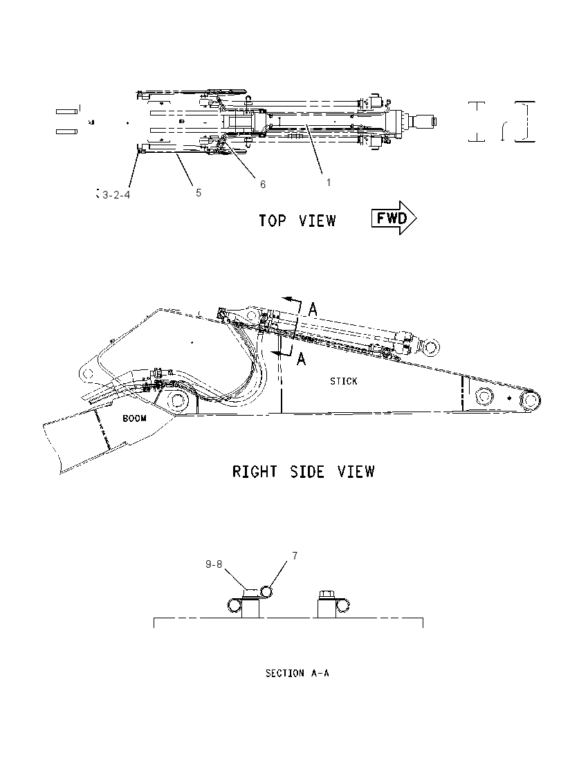 LINES GP-STICK DRAIN 1505089 CAT