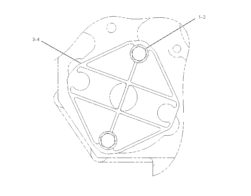 Крышка переднего картера 1138987 CAT
