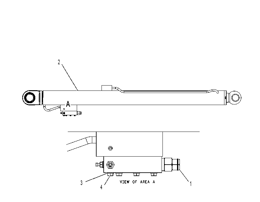 CYLINDER & VALVE GP-BOOM 2126173 CAT