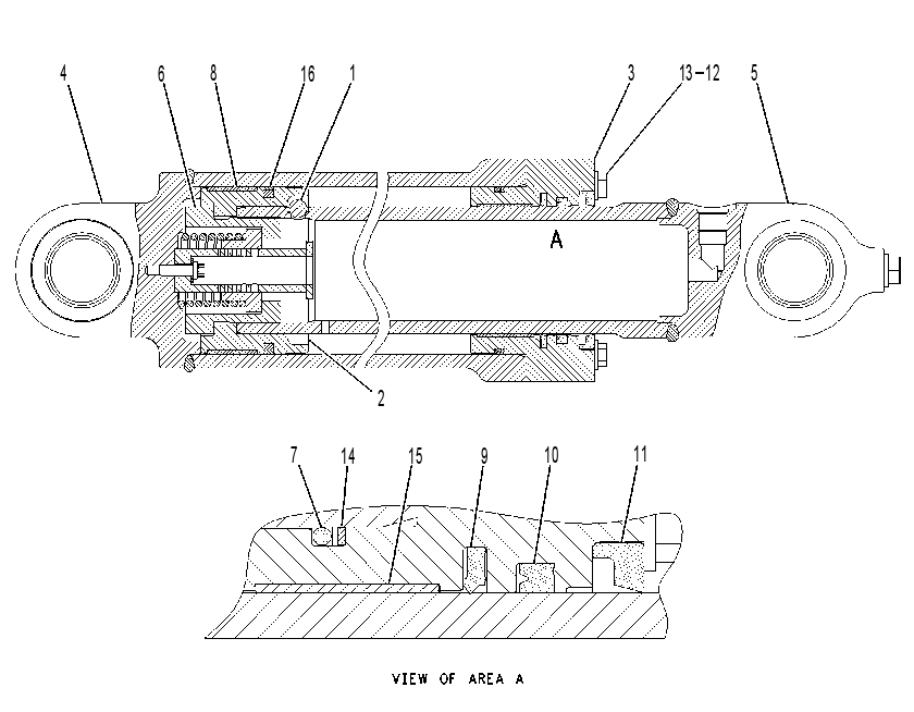 CYLINDER GP-SUSPENSION 1418876 CAT