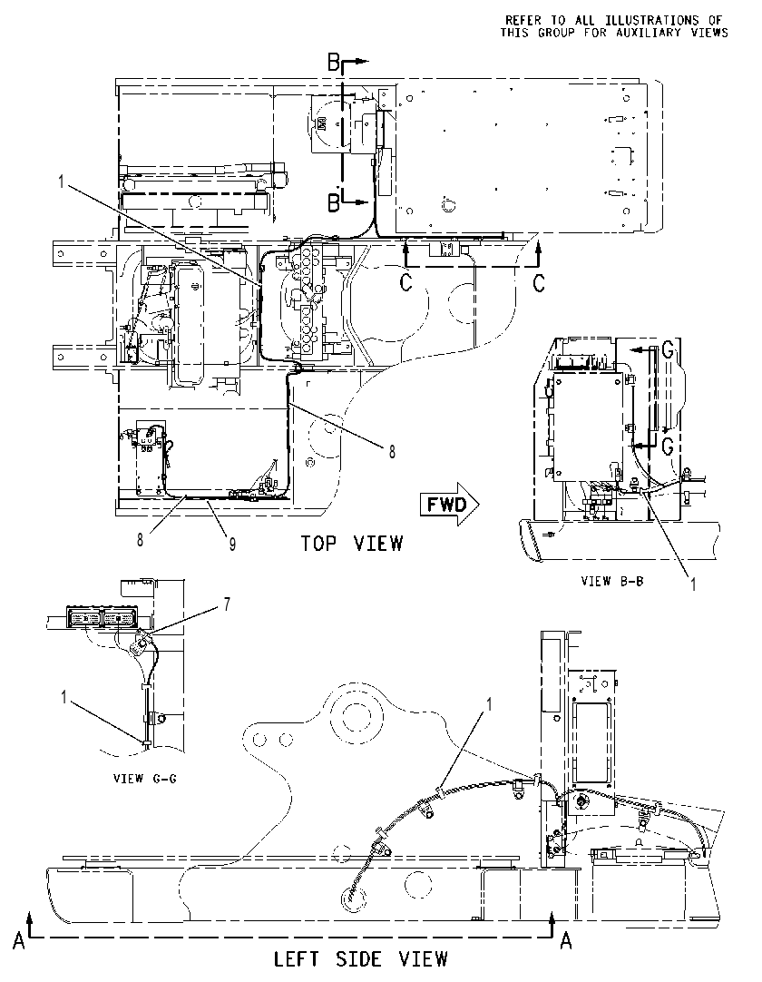 WIRING GP-COMBINED FLOW 2041719 CAT