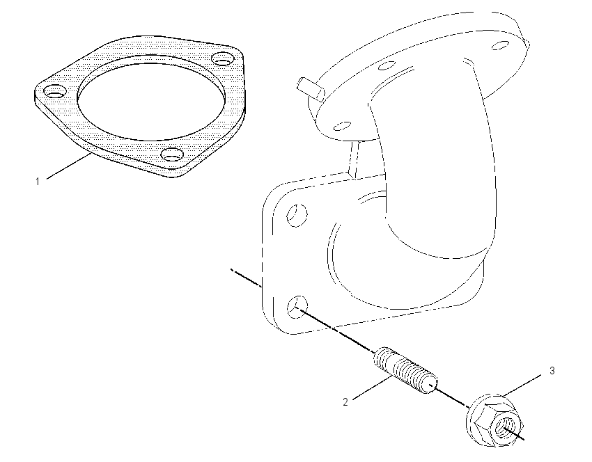 GASKET GP-EXHAUST ELBOW 2148987 CAT