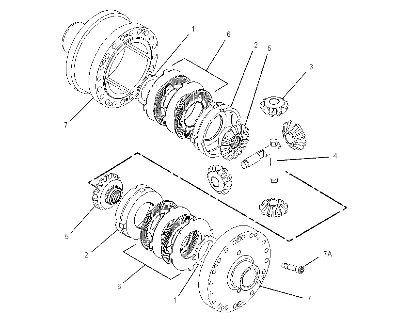 DIFFERENTIAL GP-LIMITED SLIP 1420444 CAT