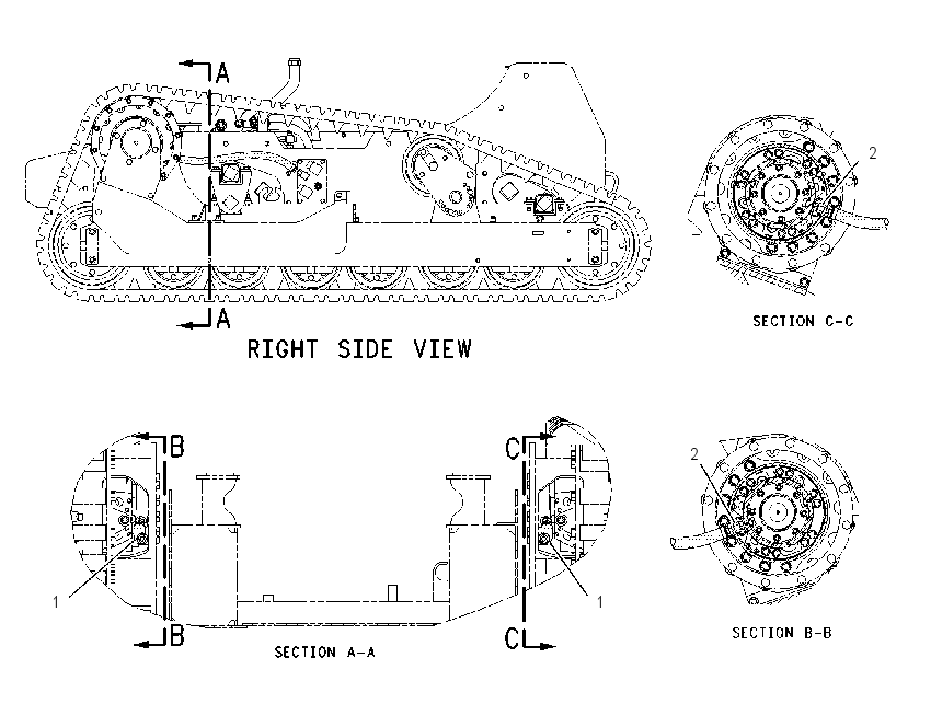 LINES GP-PARKING BRAKE 1930479 CAT