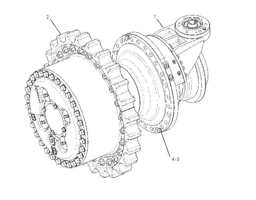 FINAL DRIVE & BRAKE GP 1592542 CAT