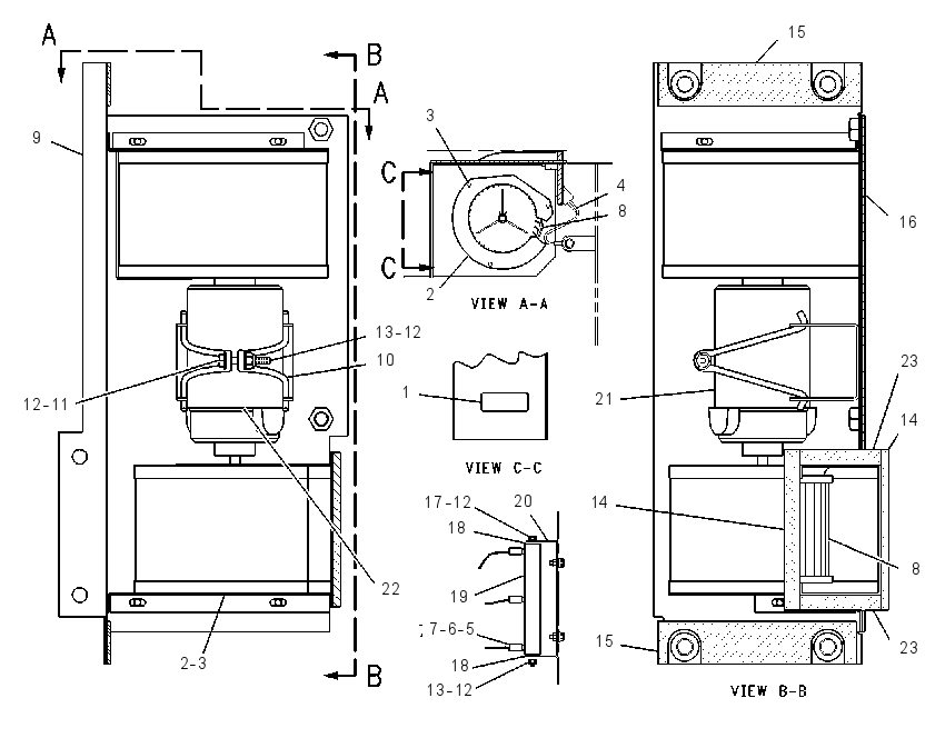 BLOWER GP-CAB 1384839 CAT