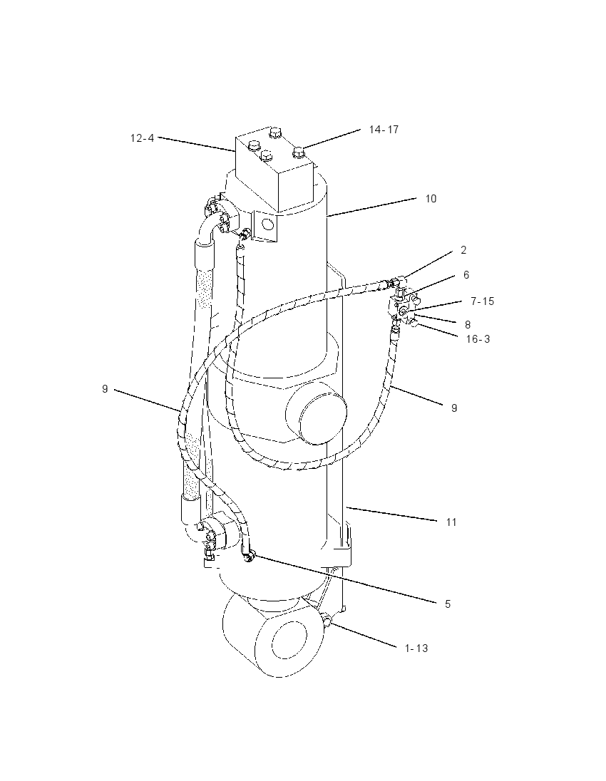 CYLINDER & VALVE GP 1843403 CAT