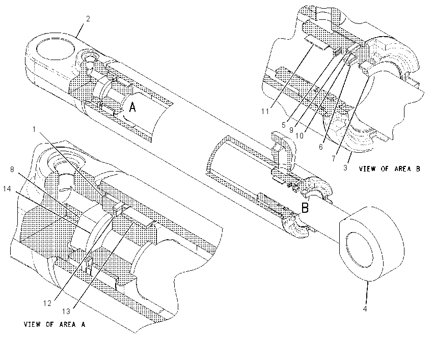 CYLINDER GP-ARTICULATION 1846804 CAT