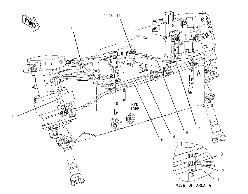 LINES GP-BRAKE & SHIFT 2127734 CAT