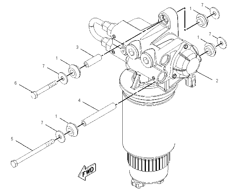 PUMP GP-FILTER & FUEL TRANSFER 1901105 CAT