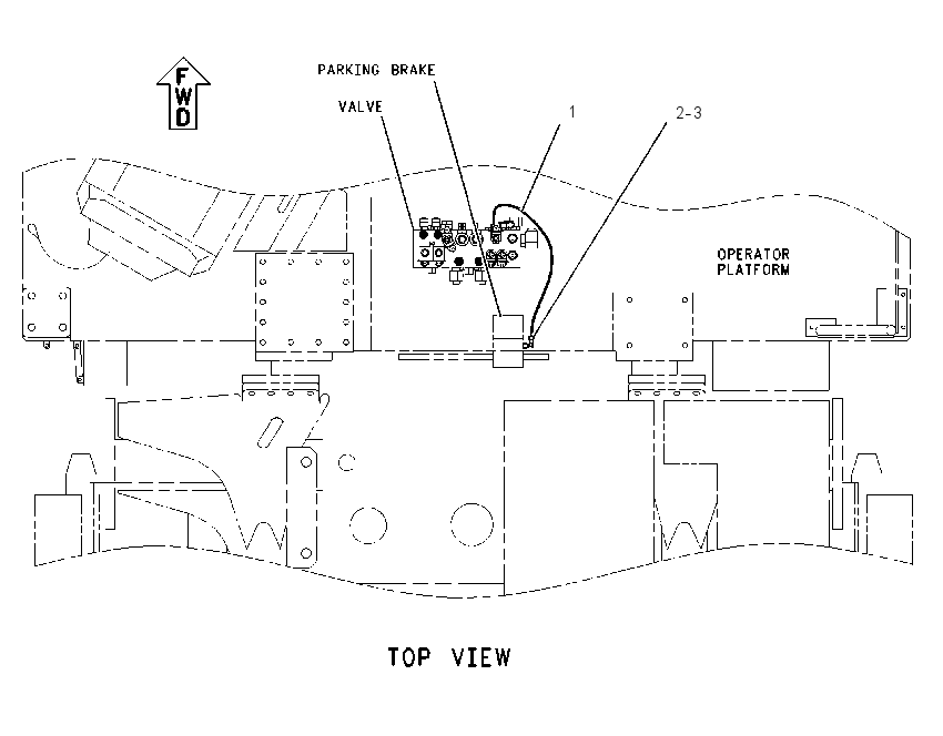 LINES GP-PARKING BRAKE 2144785 CAT