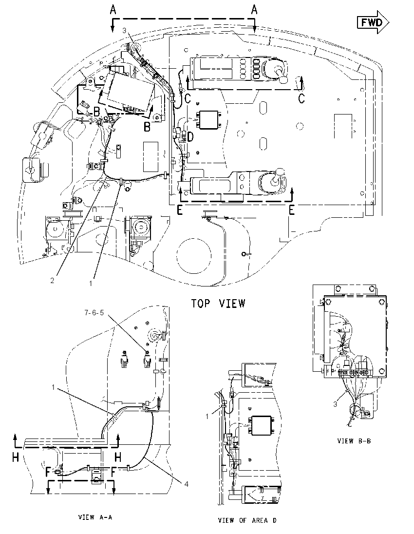 WIRING GP-COMBINED FLOW 2130518 CAT