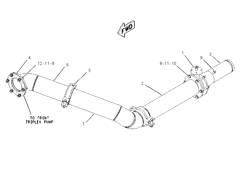 LINES GP-SUCTION 2126492 CAT