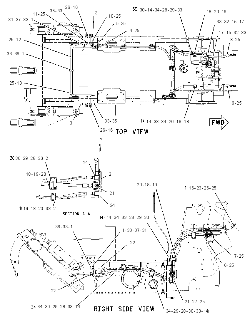 LINES GP-DIVERTER VALVE 1556099 CAT