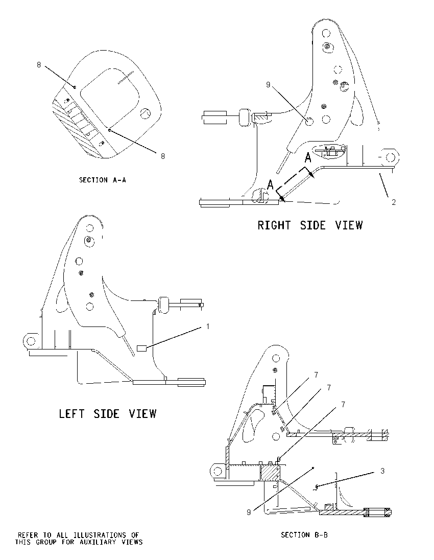 FRAME AS-FRONT 1942693 CAT