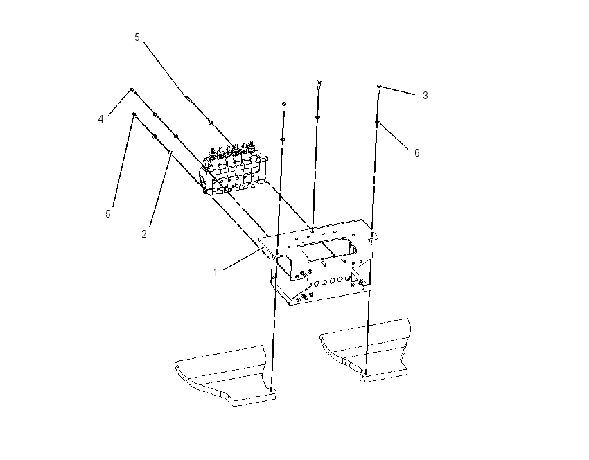 MOUNTING GP-BANK VALVE 1853167 CAT