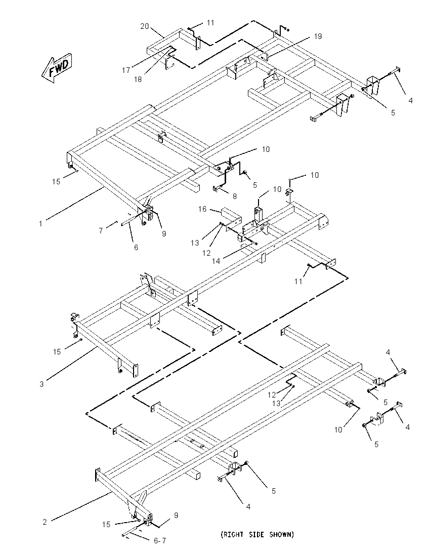 FRAME GP-FOLDING 2115445 CAT