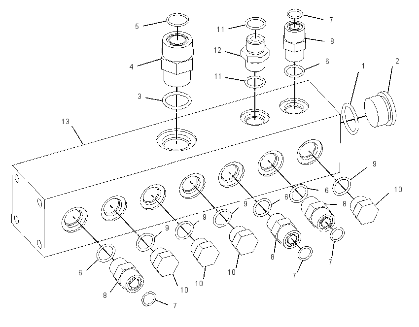 MANIFOLD GP-HYDRAULIC 2130108 CAT