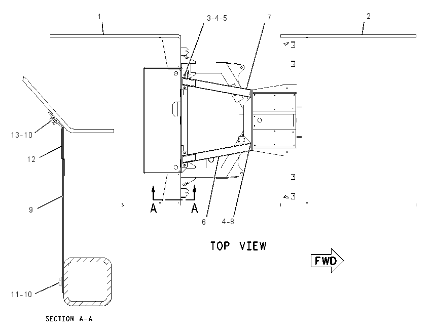 FRAME GP-MAIN 1957530 CAT