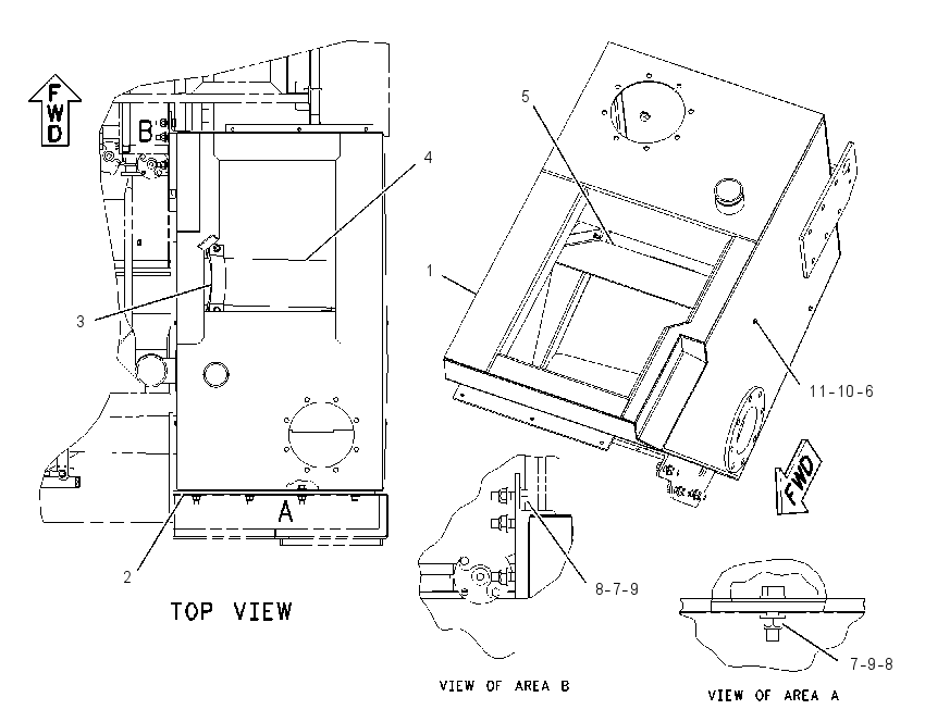 TANK & MOUNTING GP 1927336 CAT