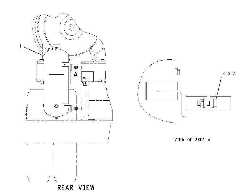 TANK & MOUNTING GP 1804762 CAT
