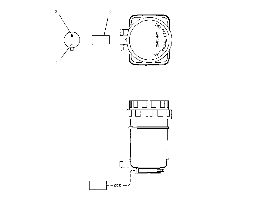 RESERVOIR GP-BRAKE 4E8619 CAT
