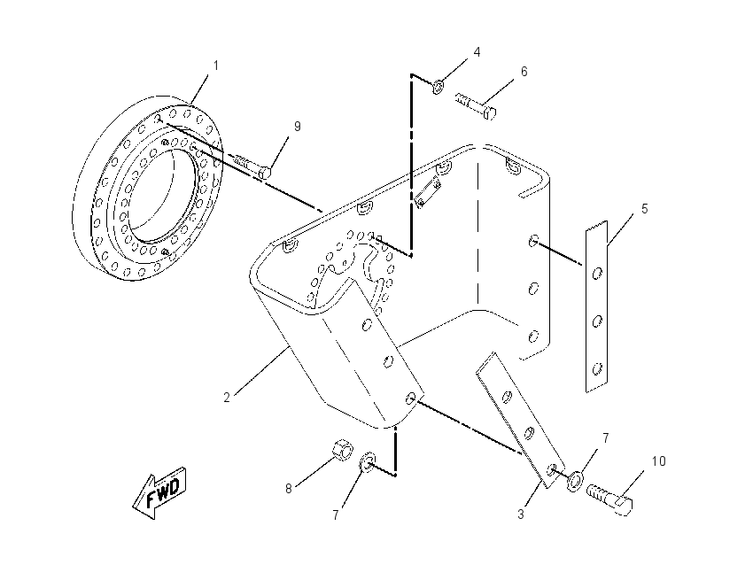 SUPPORT GP-VIBRATORY 1964107 CAT
