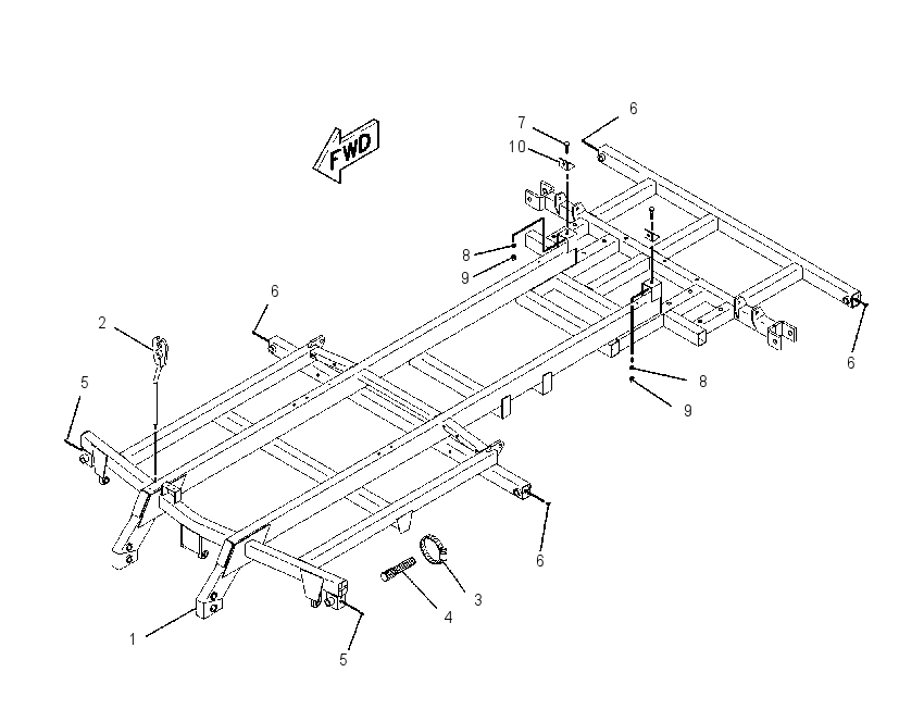 FRAME GP-CENTER 2133472 CAT