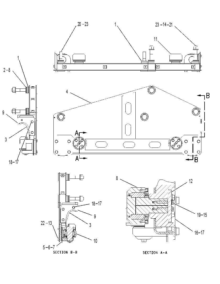 FRAME GP-EJECTOR 1757035 CAT