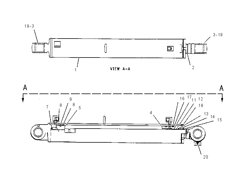 CYLINDER GP-SWING BOOM 1937855 CAT