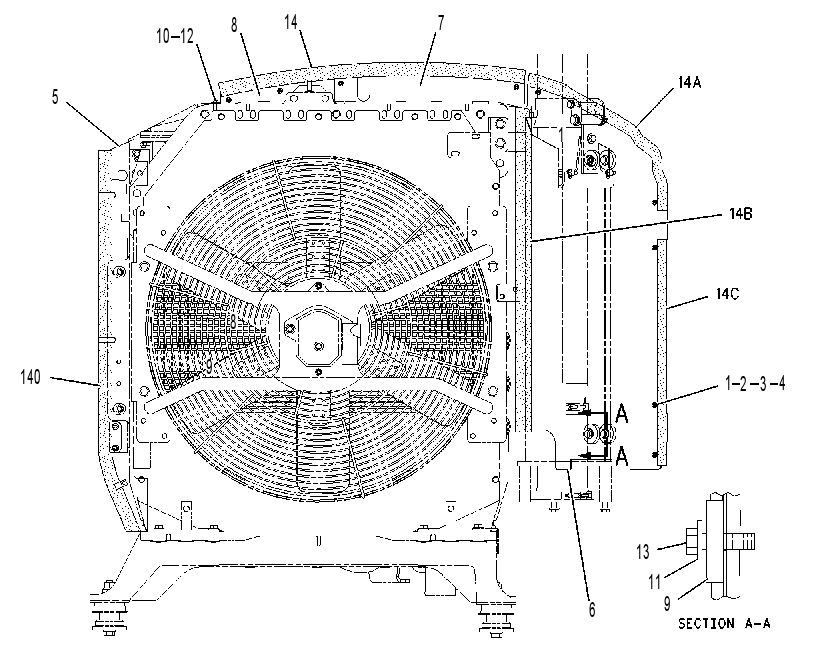 BAFFLE GP-RADIATOR 1968527 CAT