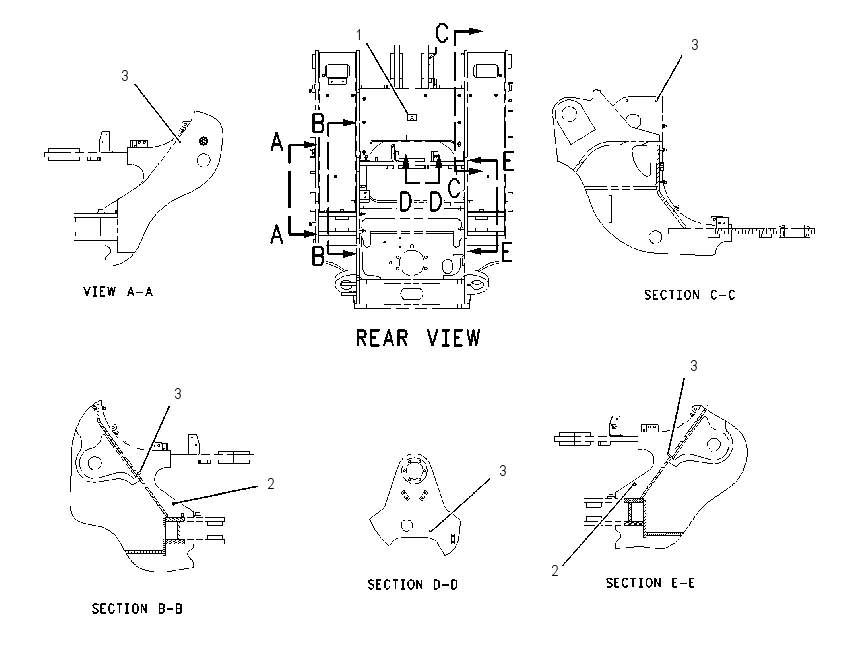 HARDWARE GP-LOADER FRAME 1897985 CAT