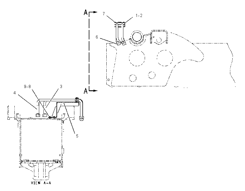 MOUNTING GP-BOOM 1742106 CAT