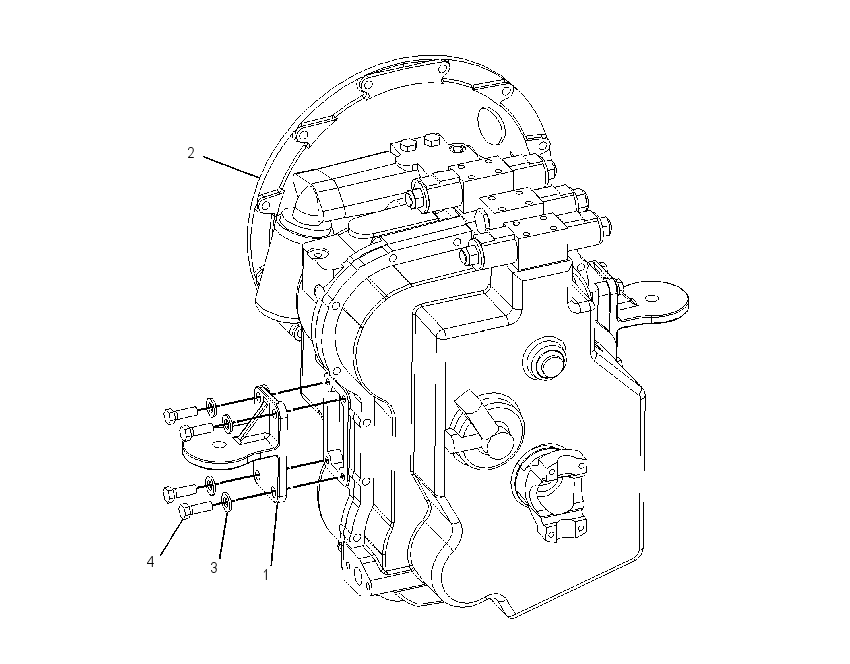 TRANSMISSION & MOUNTING GP 2059246 CAT