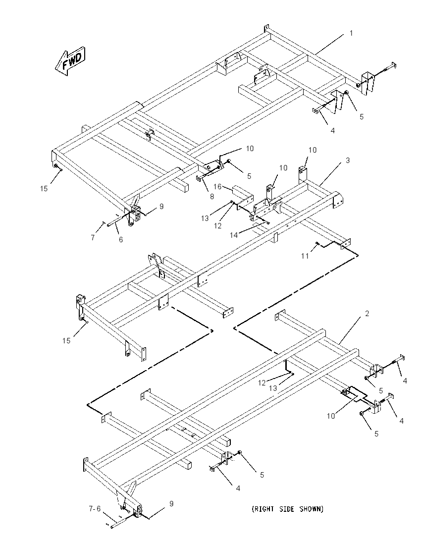 FRAME GP-FOLDING 2133504 CAT