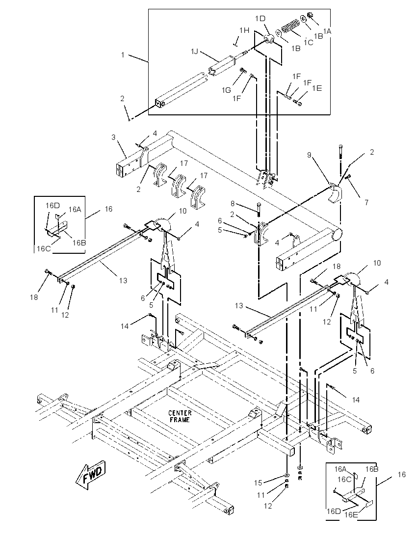 ROCKER GP-IMPLEMENT 2133475 CAT