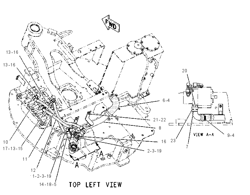 LINES GP-HYDRAULIC PUMP 2130974 CAT