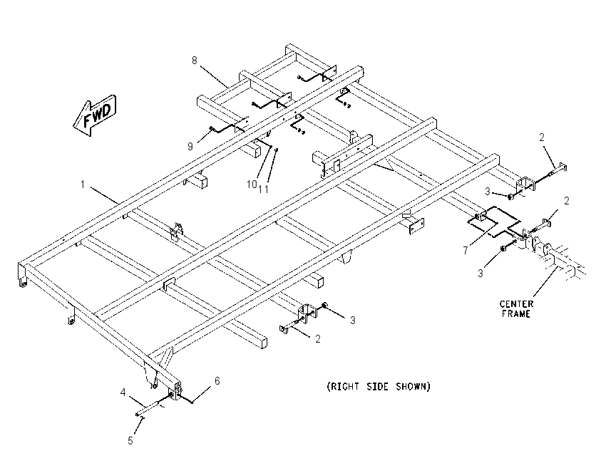 FRAME GP-FOLDING 2136029 CAT