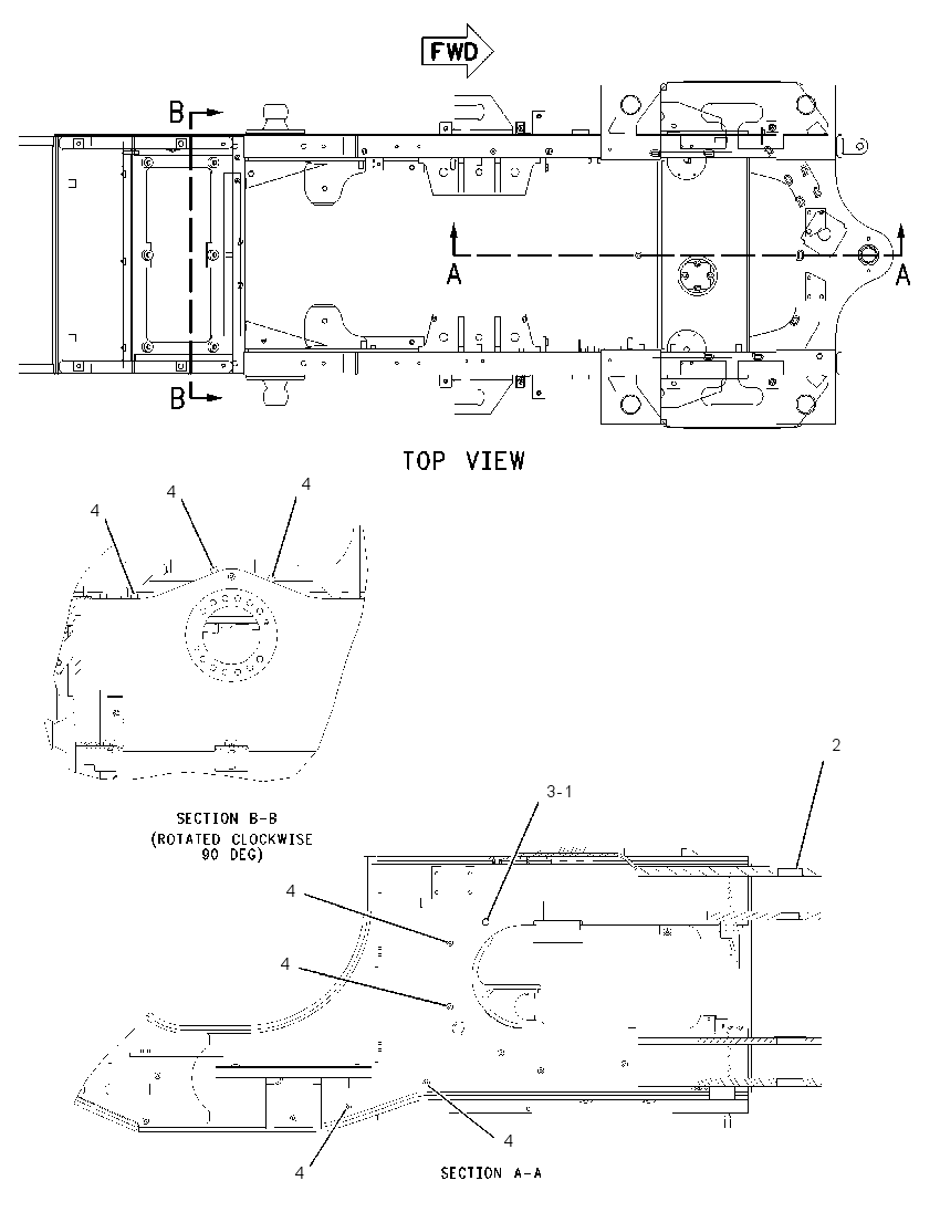 FRAME AS-FRONT 2120813 CAT