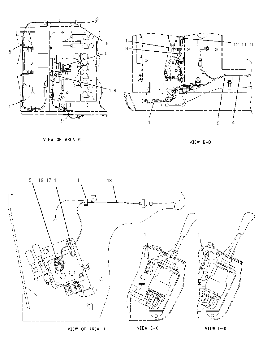 WIRING GP-AUXILIARY CONTROL 1933430 CAT