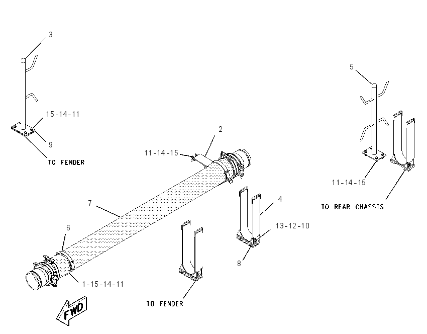 RACK GP 1955765 CAT