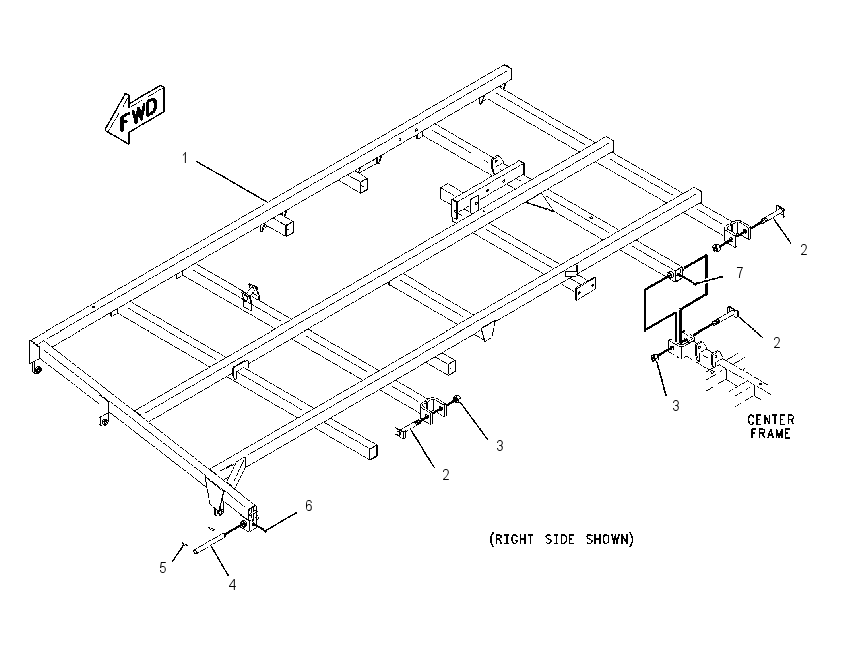FRAME GP-FOLDING 2133473 CAT