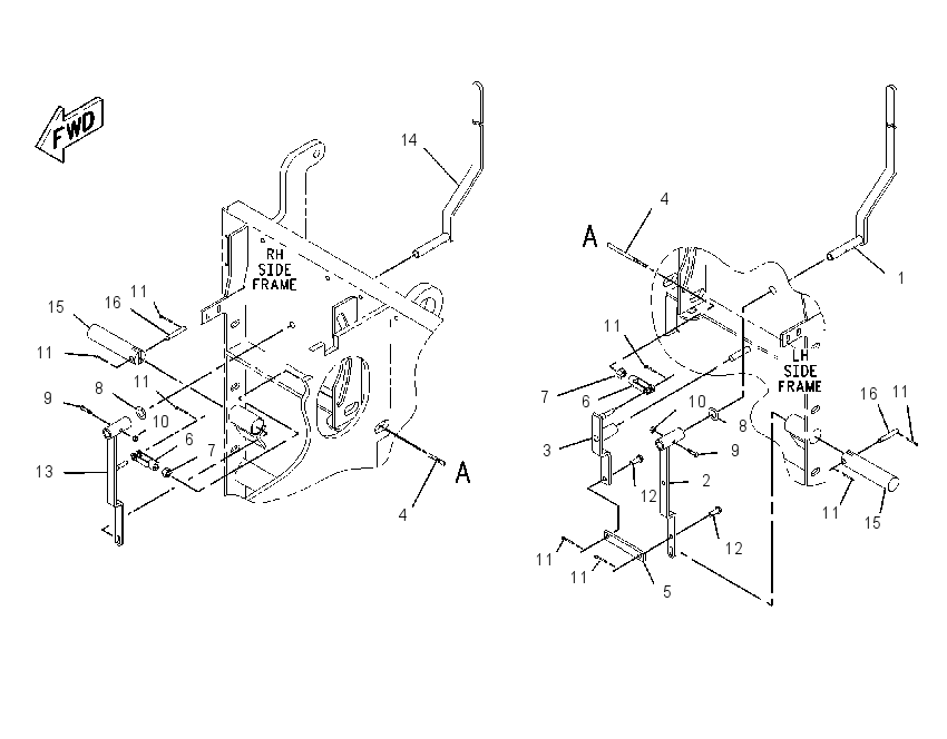 SUPPORT GP-TOW ARM 1216173 CAT