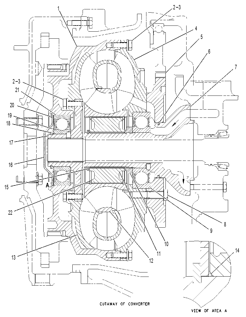 Гидротрансформатор 2041285 CAT