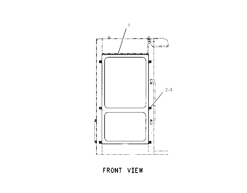 WINDOW GP-FRONT 2199069 CAT