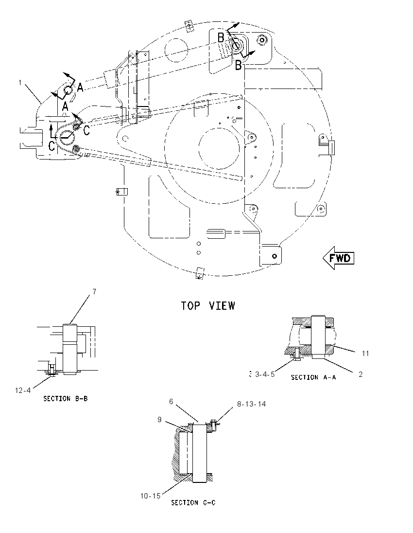 FRAME GP-SWING 1947277 CAT