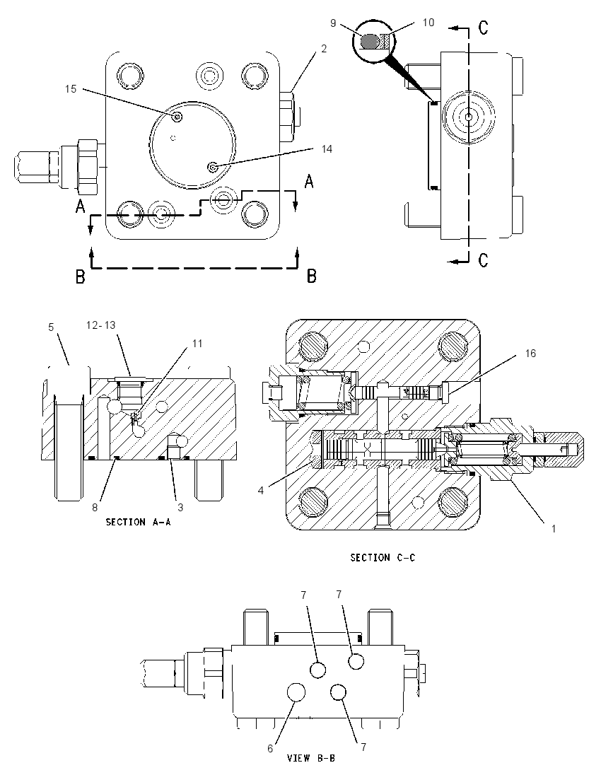VALVE GP-MOTOR CONTROL 1935730 CAT